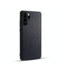For Huawei P30 Pro Lychee Grain Cortex Anti-falling TPU Mobile Phone Shell Protective Case(Deep Blue)