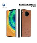 For Huawei Mate 30 Pro PINWUYO Pin Rui Series Classical Leather, PC + TPU + PU Leather Waterproof and Anti-fall All-inclusive Protective Case(Brown)