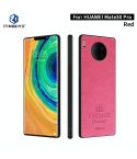 For Huawei Mate 30 Pro PINWUYO Pin Rui Series Classical Leather, PC + TPU + PU Leather Waterproof and Anti-fall All-inclusive Protective Case(Red)