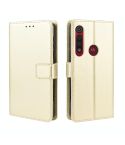 For  Motorola Moto G8 Play Retro Crazy Horse Texture Horizontal Flip Leather Case with Holder & Card Slots & Photo Frame(Gold)