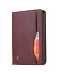 For kindle 2019 Knead Skin Texture Horizontal Flip Leather Case with Photo Frame & Holder & Card Slots & Wallet(Wine Red)