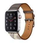 For Apple Watch 3 / 2 / 1 Generation 38mm Universal Silk Screen Psingle-ring Watch Band(Gray)