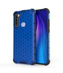 For Xiaomi Redmi Note 8T Shockproof Honeycomb PC + TPU Case(Blue)