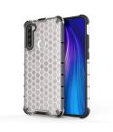 For Xiaomi Redmi Note 8T Shockproof Honeycomb PC + TPU Case(White)