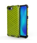 For Oppo A1k Shockproof Honeycomb PC + TPU Case(Green)