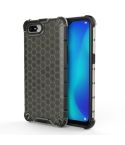 For Oppo A1k Shockproof Honeycomb PC + TPU Case(Grey)