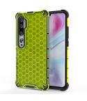 For Xiaomi Mi Note 10/Mi CC9 Pro Shockproof Honeycomb PC + TPU Case(Green)