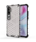 For Xiaomi Mi Note10 Shockproof Honeycomb PC + TPU Case(White)