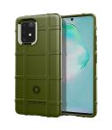 For Galaxy A91 Full Coverage Shockproof TPU Case(Army Green)