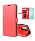 For Galaxy A91  /M80S / S10 Lite    R64 Texture Single Horizontal Flip Protective Case with Holder & Card Slots & Wallet& Photo Frame(Red)
