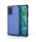For Galaxy S20 Shockproof Honeycomb PC + TPU Case(Blue)
