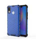 For Huawei Nova 3i  Shockproof Honeycomb PC + TPU Case(Blue)