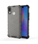 For Huawei Nova 3i  Shockproof Honeycomb PC + TPU Case(Grey)