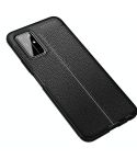 For Huawei Honor 30S Litchi Texture TPU Shockproof Case(Black)