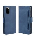 For Galaxy S20+/S20+5G Wallet Style Skin Feel Calf Pattern Leather Case with Separate Card Slot(Blue)