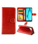 For Huawei P40lite/Nova6Se/Nova7i Crazy Horse Texture Leather Horizontal Flip Protective Case with Holder & Card Slots & Wallet & Photo Frame(Brown)