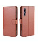 For ZTE Axon 10 Pro/Axon 10 Pro 5G/A2020 Pro Retro Crazy Horse Texture Horizontal Flip Leather Case , with Holder & Card Slots & Photo Frame(Brown)