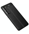 For Huawei Nova 7 Pro Litchi Texture TPU Shockproof Case(Black)