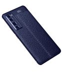 For Huawei Nova 7 Pro Litchi Texture TPU Shockproof Case(Navy Blue)