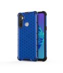 For OPPO Realme C3  Shockproof Honeycomb PC + TPU Case(Blue)