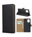 For Galaxy M80S/A91/S10 Lite Horizontal Flip Cowhide Leather Case with Magnetic Clasp & Holder & Card Slots & Wallet (Black)