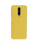 For Xiaomi Redmi K30 Solid Color Frosted TPU  Phone Case(Yellow)