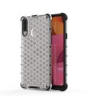 For Galaxy A70e Shockproof Honeycomb PC + TPU Case(White)