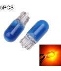 5pcs T10 12v 5w car instrument light reading light(blue)
