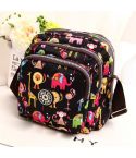 Women Shoulder Bag Waterproof Nylon Handbag Multilayer Crossbody Bag(Animal pattern)