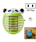 Cute Household Mosquito Killer Lamp LED Light Anti Mosquito Bug Zapper Insect Muggen Killer Night Light Colorful US Plug(Green)