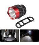 Cycling Q5 LED 3 Modes Front Light Headlamp Headlight Torch Waterproof for Mountain Road Bike(Black Red)