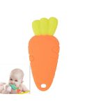 Baby Silicone Teether Children Teeth Molars Baby Products(Orange Carrot)