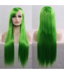 Anime Cosplay Role Playing Color Wig COS Harajuku Style 80cm Long Straight Hair(Green)