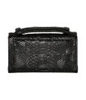 Genuine Leather Women Hand Bag Female Fashion Chain Shoulder Bag Luxury Designer Tote Messenger Bags(Black)