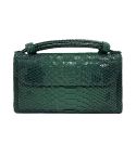 Genuine Leather Women Hand Bag Female Fashion Chain Shoulder Bag Luxury Designer Tote Messenger Bags(Dark Green)