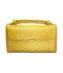 Genuine Leather Women Hand Bag Female Fashion Chain Shoulder Bag Luxury Designer Tote Messenger Bags(Egg yellow)