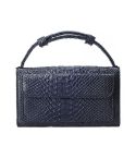 Genuine Leather Women Hand Bag Female Fashion Chain Shoulder Bag Luxury Designer Tote Messenger Bags(Dark Blue)
