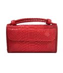 Genuine Leather Women Hand Bag Female Fashion Chain Shoulder Bag Luxury Designer Tote Messenger Bags(Red)