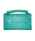 Genuine Leather Women Hand Bag Female Fashion Chain Shoulder Bag Luxury Designer Tote Messenger Bags(Emerald)
