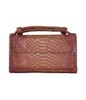 Genuine Leather Women Hand Bag Female Fashion Chain Shoulder Bag Luxury Designer Tote Messenger Bags(Brown)