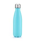 Thermal Cup Vacuum Flask Heat Water Bottle Portable Stainless Steel Sports Kettle, Capacity:500ml(Turquoise Blue)