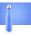 Thermal Cup Vacuum Flask Heat Water Bottle Portable Stainless Steel Sports Kettle, Capacity:500ml(Moroccan Blue)