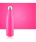Thermal Cup Vacuum Flask Heat Water Bottle Portable Stainless Steel Sports Kettle, Capacity:500ml(Pink)