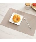 6PCS Creative Environmentally Friendly Simple Table Mats Coffee Cup Pad, Size: 30x45cm(Beige)