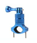 Aluminum Alloy Bicycle Mounting Bracket Bicycle Clip For Action Camera(Blue)