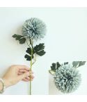 Dandelion Flower Ball Simulation Flower Home Decoration Wedding Bouquet(Blue)