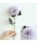 Dandelion Flower Ball Simulation Flower Home Decoration Wedding Bouquet(Light Purple)