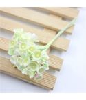 5 Branches DIY Hand-simulated Plum Mini Flocking Cloth Lucky Flower(Milk White)