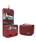 Cubes Portable Large Capacity Simple Multi-function Organize Bag Travel Storage Bag(Wine Red)