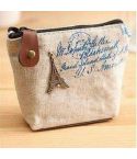 Vintage Mini Coin Purse Pouch Bag Holders Gift Wallets Classic Nostalgic Storage Bag(White)